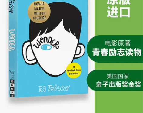 英语书籍 英文英语Wonder 奇迹男孩 ...