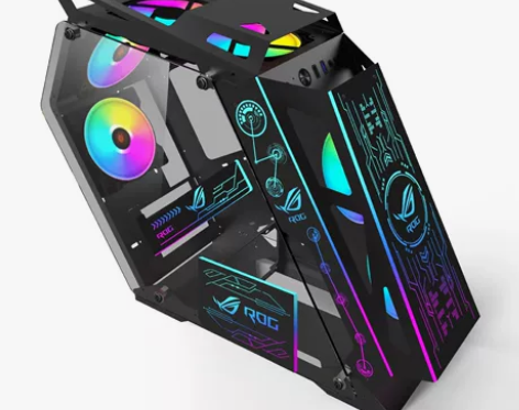 小咖小K异性电脑机箱电竞酒店网咖网吧 黑色...