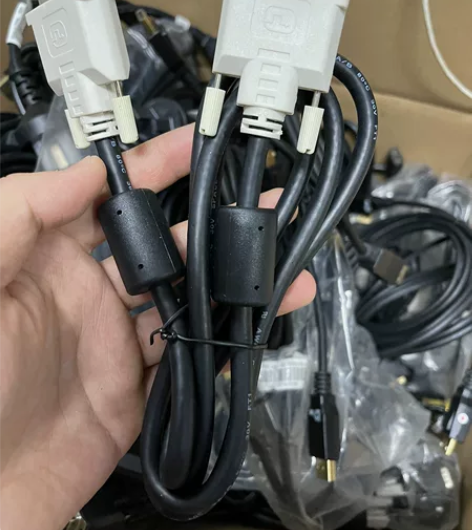 原装戴尔1.8米DVI24+1双通道连接线...