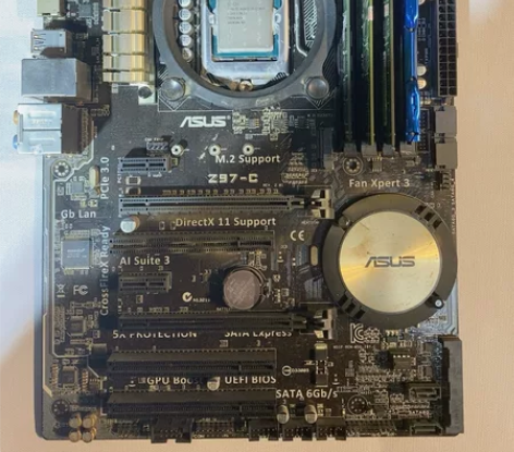 主板:z97-c     cpu:E312...