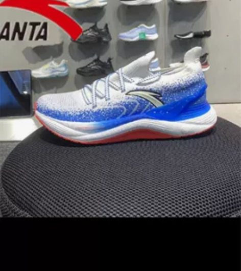 安踏创2.0Pro，43码黄金码，宝石蓝配...