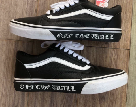 全新 没穿过  VANS 皮面板鞋   尺...