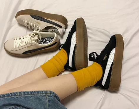 彪马 蕾哈娜运动鞋 正品 仅穿了在楼下小区...