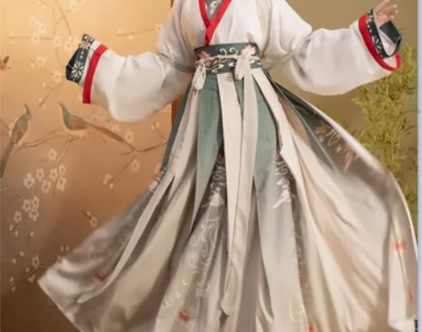 原创正版汉服女{卿归}晋制交领三件套齐腰襦...