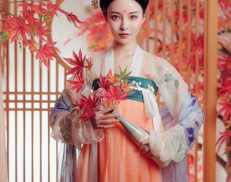 都城南庄千凡尽春季原创新品绣花齐胸襦裙汉服...