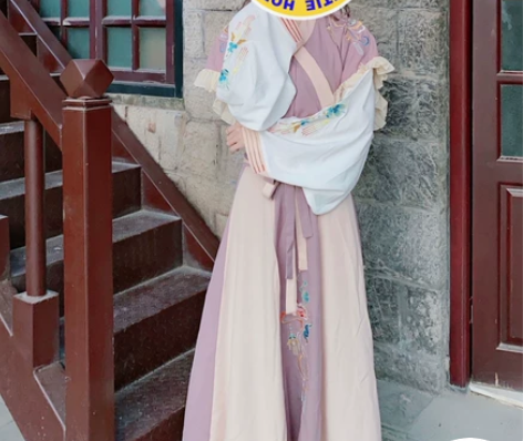 耀春汉服晋制汉服4.5米摆 。手作面料 刺...