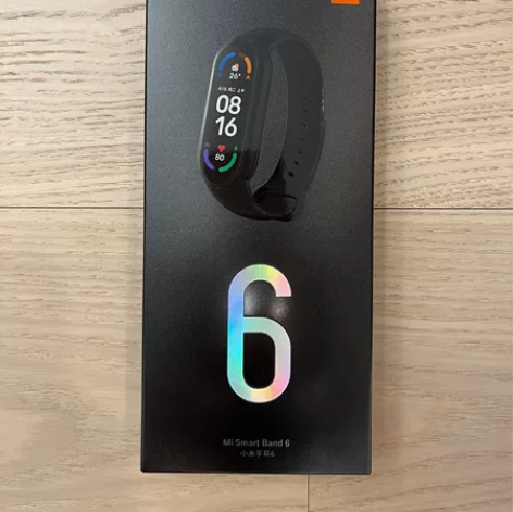 【全新未拆封】小米手环6运动智能防水健康手...