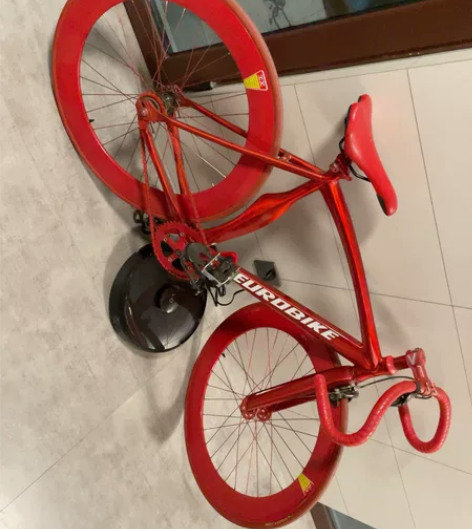 欧派克死飞，已改成正常骑行，可随时改回死飞...