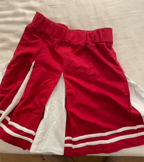 鬼鬼家韩国代购半身裙拉拉队学生裙拼接 如图...