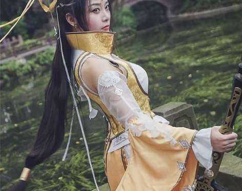 悠窝窝家藏剑雪河二小姐cosplay 悠窝...