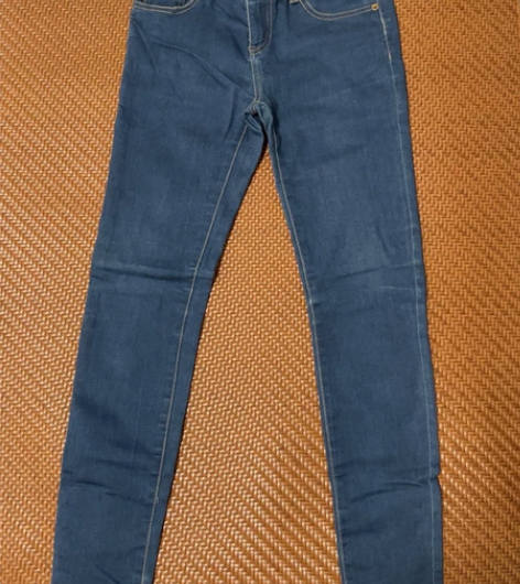 Etam艾格牛仔裤 小脚裤铅笔裤 S码 深...