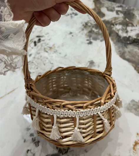 花篮，diy多种用途，全新，无瑕疵，内置防...