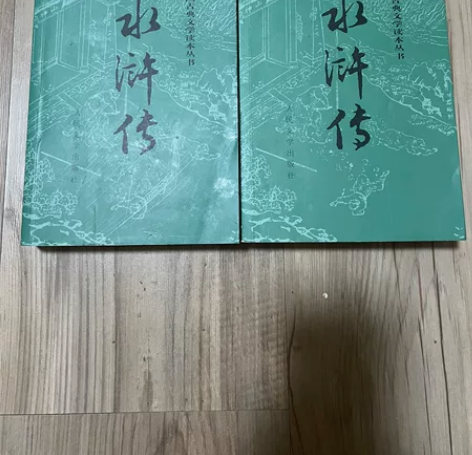 水浒传，全2册，人民文学出版社。有2套，出...