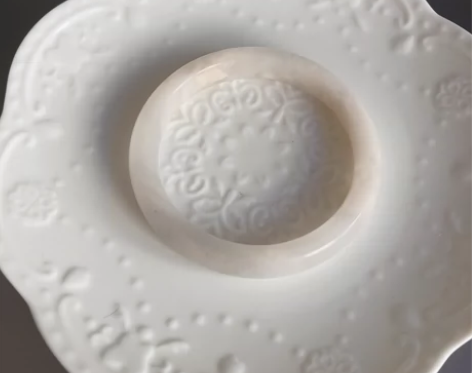 樱花白飘几朵小粉花花57.1圈口 下半部分...