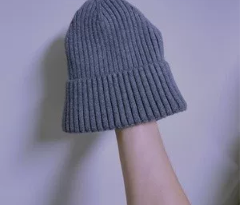 【特价】帽子冬季男女款针织帽保暖冷帽黑色潮...