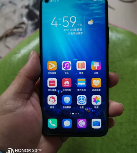 荣耀20pro 紫色，配置8128g 无拆...