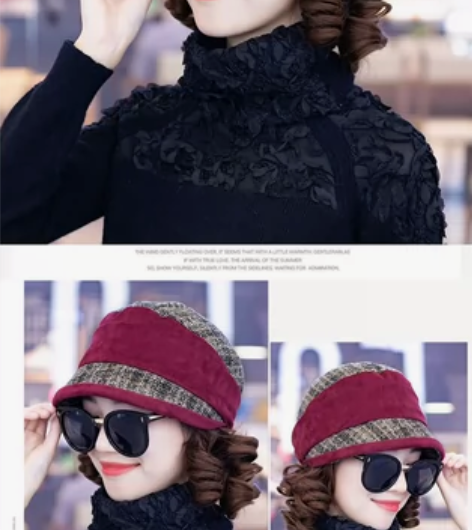 帽子女秋冬韩版百搭潮短檐贝雷帽时尚休闲鸭舌...