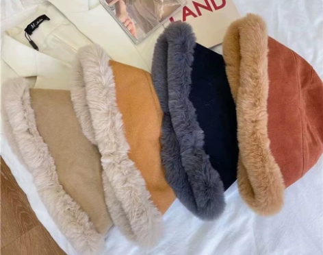 【全新】亏钱清秋冬加厚毛绒保暖渔夫帽防风护...