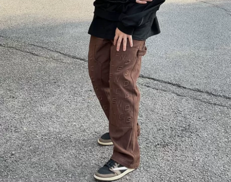 legend传奇商行情侣宽松休闲刺绣伐木拉...