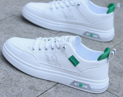 男鞋冬季新款潮鞋韩版百搭加绒小白鞋子男白色...