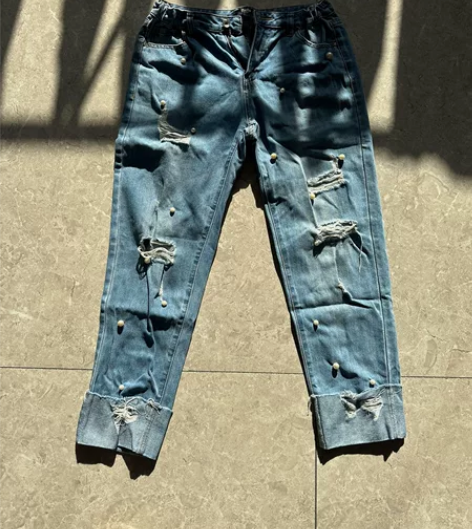 牛仔裤 长裤。建议110斤内 感兴趣的话点...