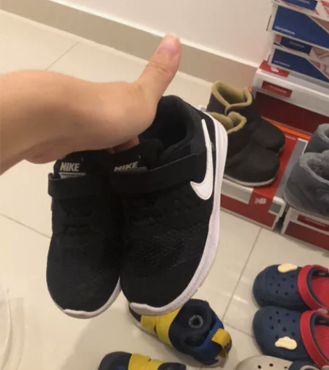 Nike魔术贴运动休闲鞋 outlet入,...