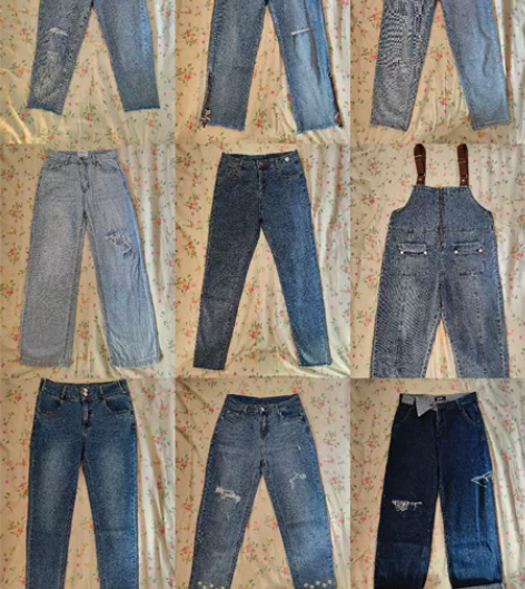 【牛仔裤 卫裤 半身裙】 几乎都是全新和九...