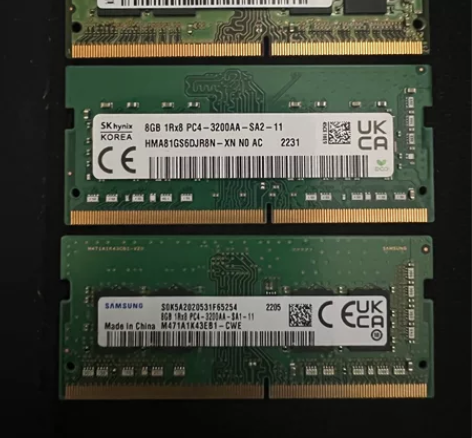 三条笔记本内存 ddr4 8G 频率 32...