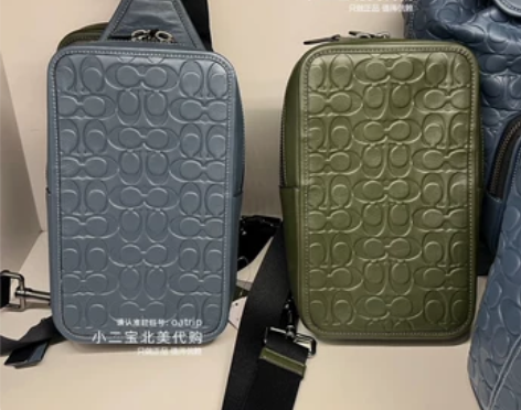 4.2上新 COACH/蔻驰男胸包TURN...