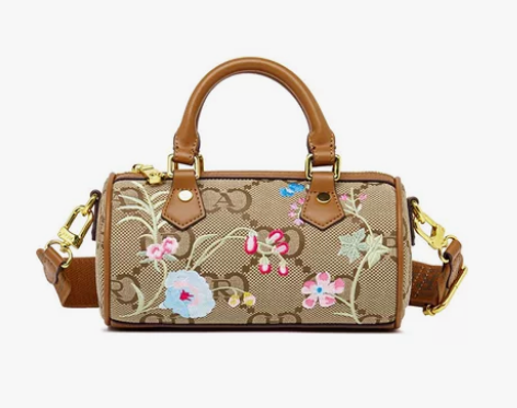 闲置 正品 刺绣花小圆包 手提包 斜挎包 ...