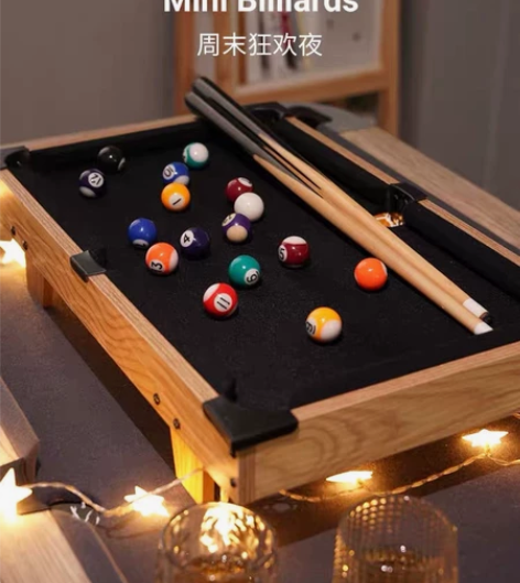 超新 全套 皇冠桌面台球桌 几乎全新，没有...