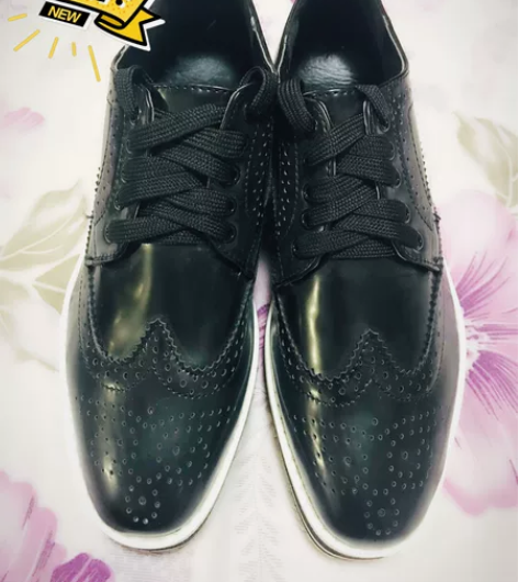 英伦风小皮鞋 内增高 全新 37正码全新 ...