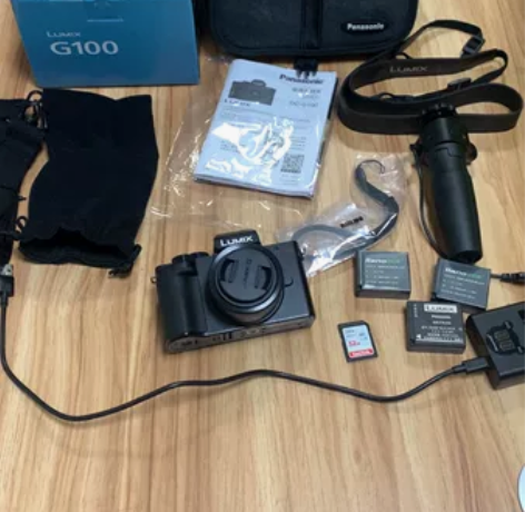 松下G100K微单套机vlog拍摄4K数码...