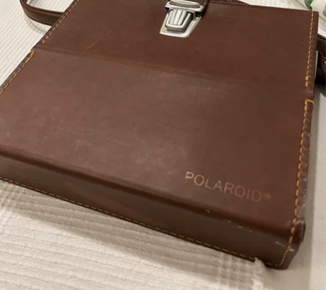 宝丽来原厂相机皮包，巧克力色，日系少女，正...