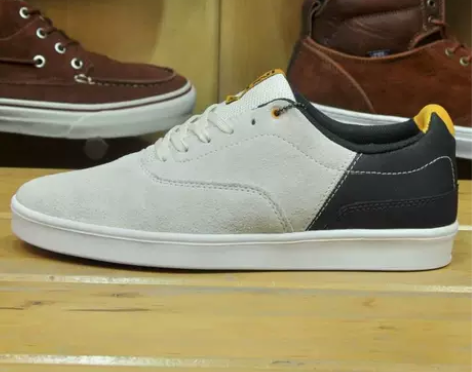 老万VANS范斯男女灰色拼接休闲板鞋帆布鞋...