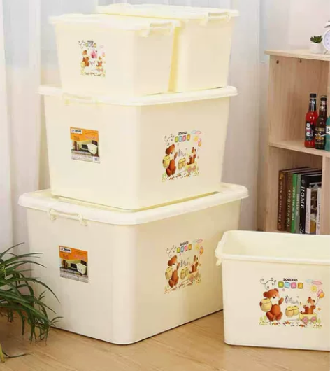 加厚特大号收纳箱带轮子 一共两个尺寸200...