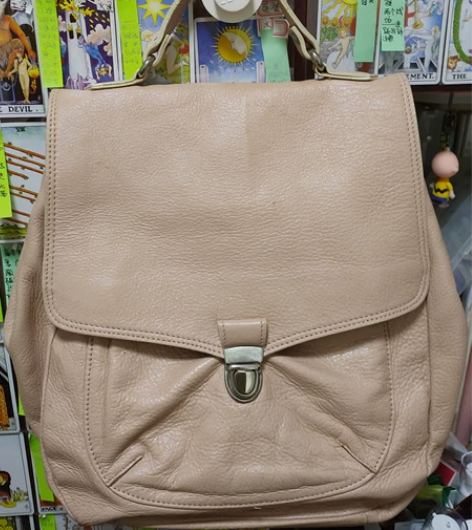 【全牛皮】双肩单肩全能包 购于2019年韩...