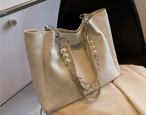 大容量包包女2022夏季新款潮高级感帆布单...