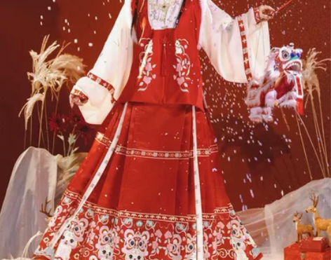 茗月萱【如意】汉服女明制比甲立领马面裙拜年...