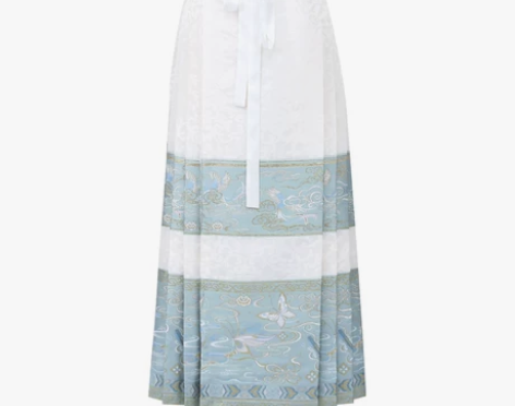 七月夕 九定 明制马面裙织金马面仿妆花马面...