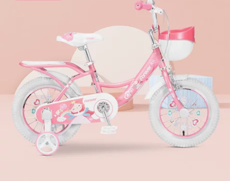 永久儿童自行车女童公主款2-3-6岁宝宝小...