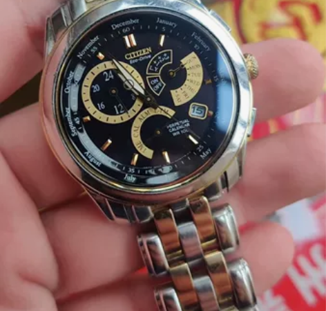 西铁城手表光动能万年历男表可置换交换关联精...