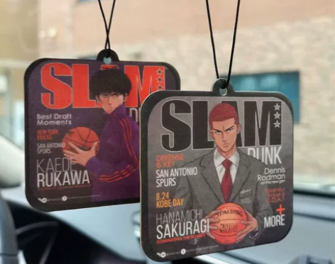 灌篮高手动漫汽车香片车载持久香薰氛片车内除...