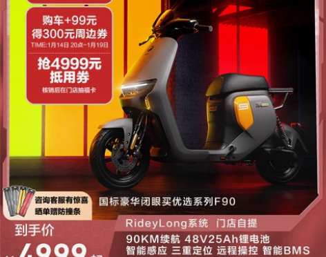 Ninebot九号电动自行车远行者F90智...
