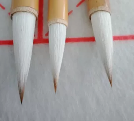 实体店清仓处理六品堂毛笔狼毫兼毫大小白云笔...