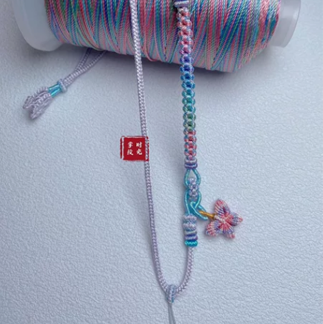 手工编绳项链 包邮 CS线编织，长度70厘...