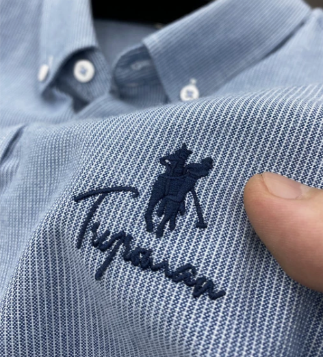 小马标刺绣，休闲款!条纹纯棉衬衣厚高端冬季...