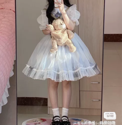 爱丽丝妹妹小码 蝴蝶结都在有罩纱不正我吃了...