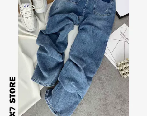 韩版2022新款高腰显瘦垂感拖地裤时髦设计...