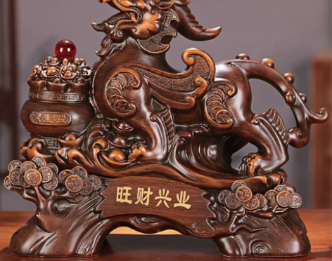 饰品装饰招财貔貅摆件财运一对旺财客厅酒柜办...
